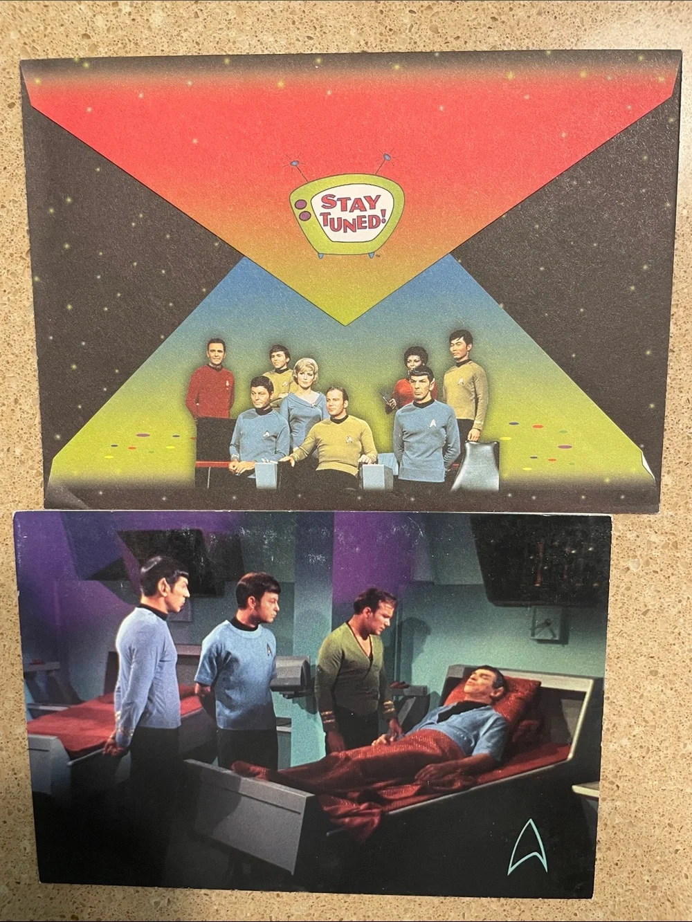 Star Trek Crew Get Well card